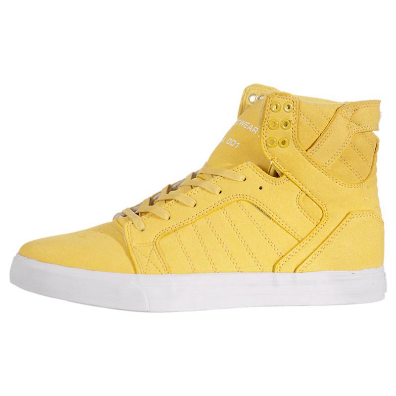 Supra SKYTOP Sneaker High Damen Gelb Online Kaufen LCNKO0524